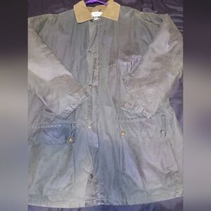 Vintage Blarney Woollen Mills Men's Xl Waxed Mid Length Barn Chore Coat